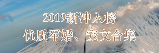 2019新冲入榜优质军婚、宠文合集